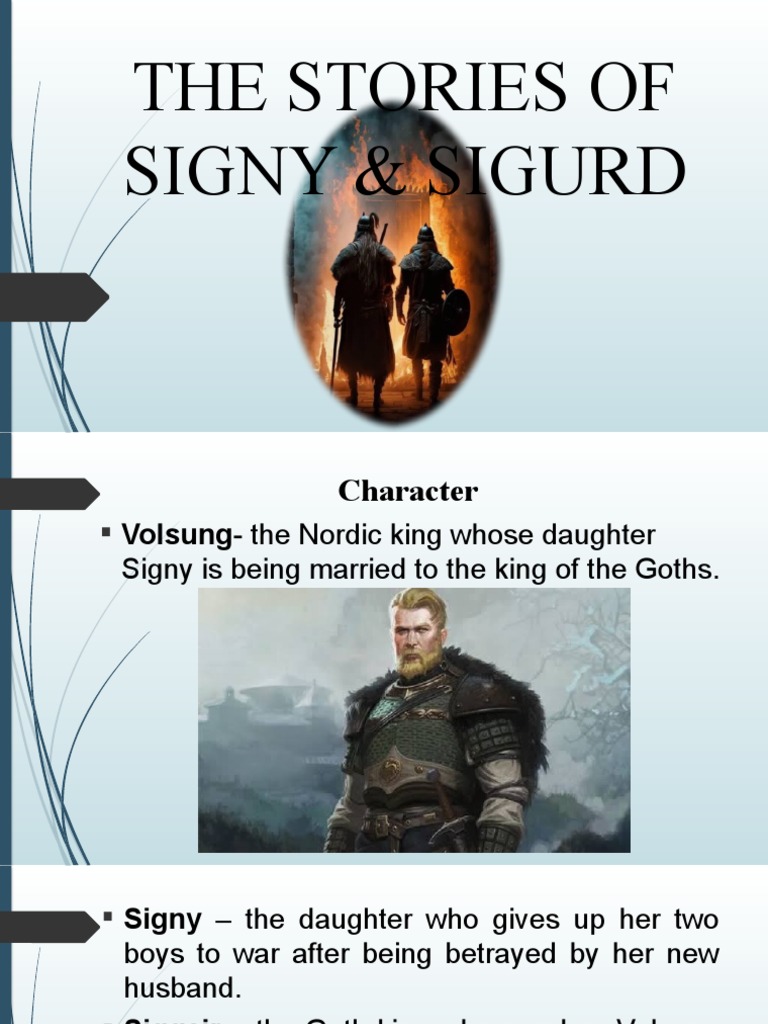 Myth and Folklore The Story of Signy and Sigurd | PDF | Norse Mythology ...