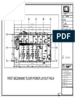 First Mezannine Floor Power Layout Plan (As Built)