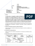 CON - VC - Silabo - Formulación y Análisis de Presupuestos - 2018.2