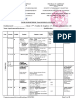 Fiches de Progression Harmonisée Nat Maths 23-24