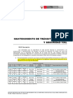 103.A Mantenimiento de Tránsito y Seguridad Vial - HUA