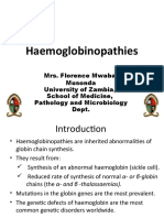 Haemoglobinopathies - Thalassaemia