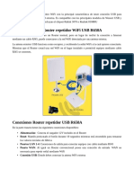 Manual Instrucciones Router WiFi USB R658A