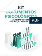 Kit Documentos Psicologicos Resolucao 04-2020 CFP