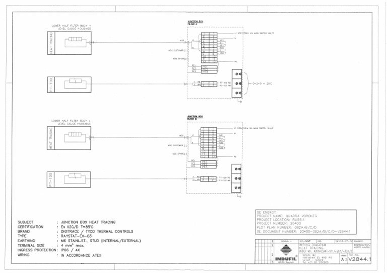 LM6000 082 - Gas Fuel Filter-Coalescer Skid V2844.1 | PDF