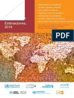 Estimaciones de Las Estadisticas Mundiales de Violencia de Genero OMS 2000 A 2018 TRADUCIDO