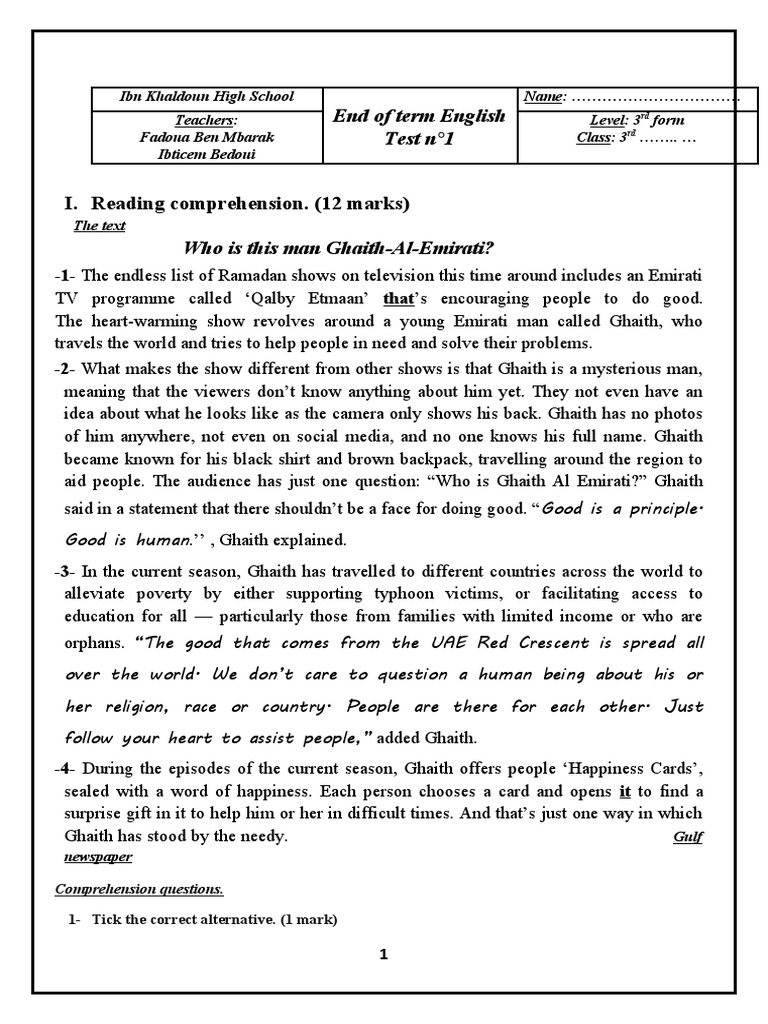 Ghaith Al Emirati: A Mysterious Philanthropist | PDF | Orphanage