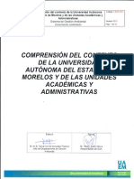 C-SGA-001 Comprensión Del Contexto de La UAEM