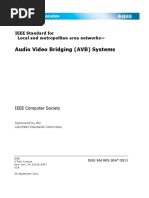 802.1BA-2011 - IEEE STD For LAN&MANs - Audio Video Bridging (AVB) Systems