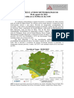 Previsoes e Avisos Meteorologicos