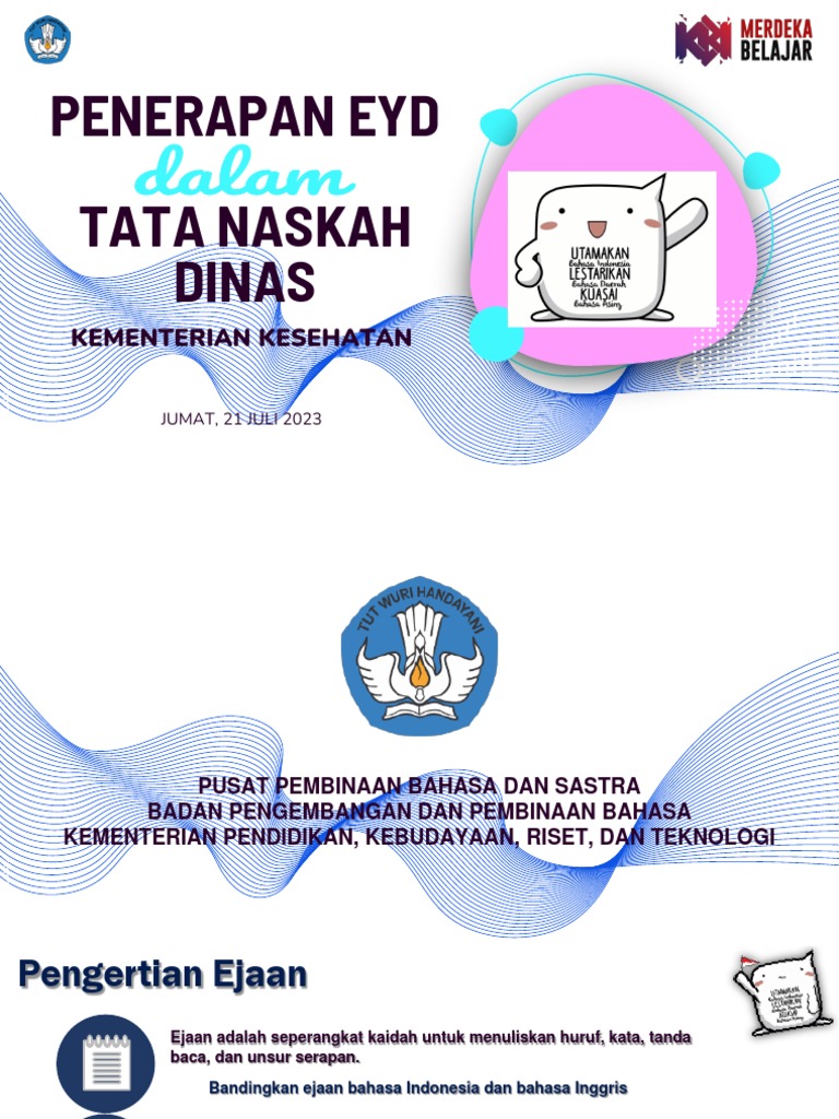Penerapan EYD dalam Tata Naskah Dinas | PDF