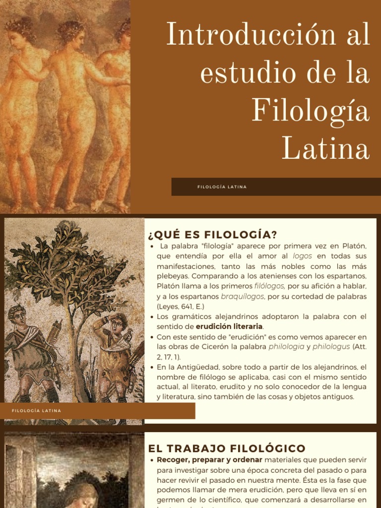 FILOLOGÍA LATINA. INSCRIPCIONES. PDF latín Filología