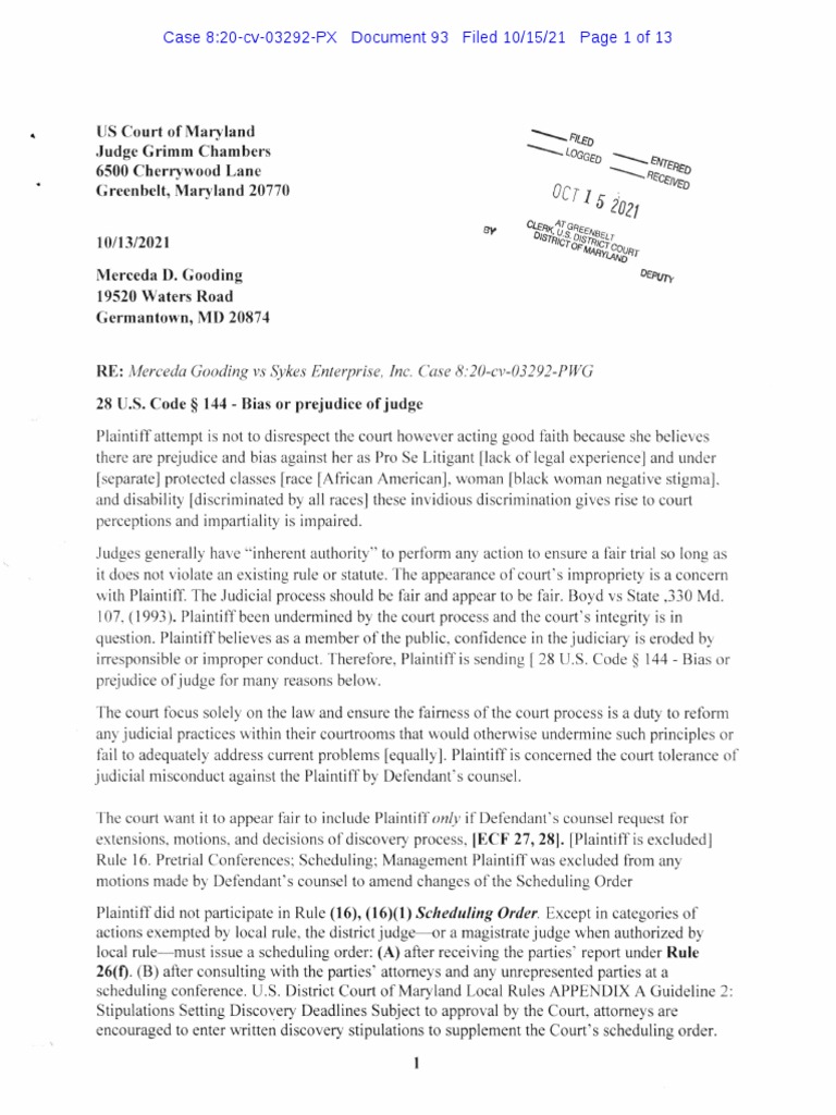 Case 8:20-cv-03292-PX Document 93 | PDF