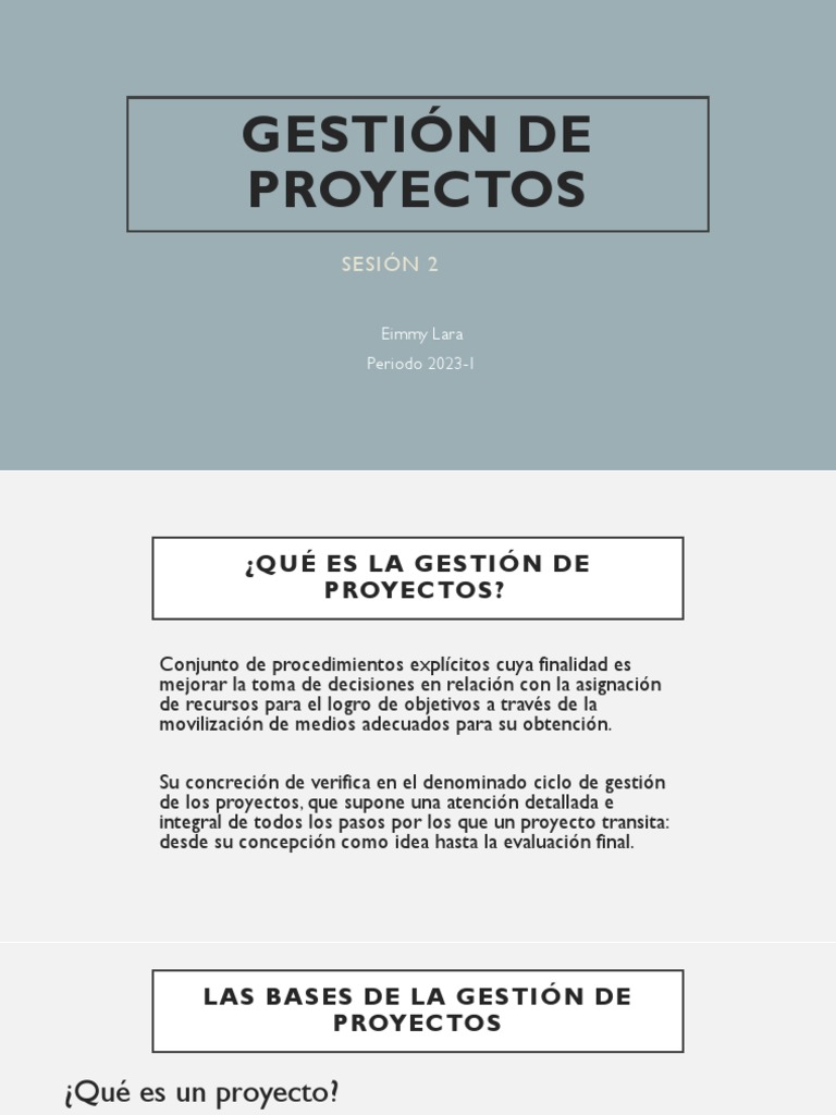 Claves para la Gestión de Proyectos | PDF | Business | Calidad (comercial)