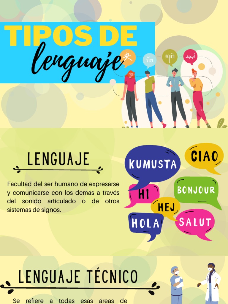 Tipos de Lenguaje P1 | PDF | Crecimiento personal y profesional | Artes ...
