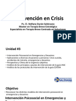 UNIDAD 3 Intervención Psicosocial en Emergencias y Desastres