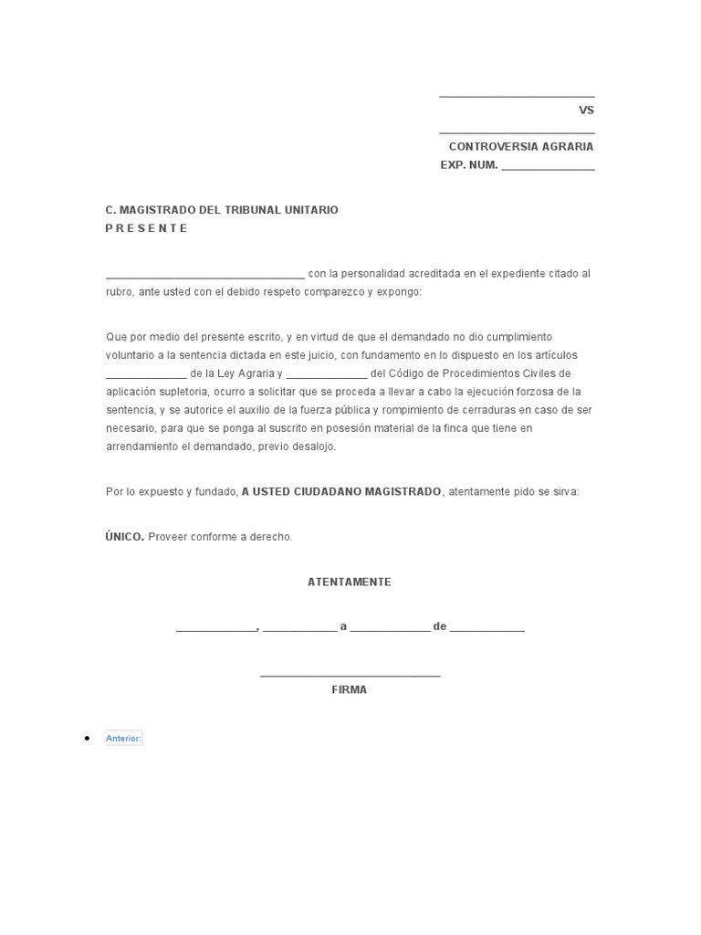 Formato de Cumplimiento de Sentencia | PDF