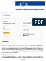 CORDIS - European Human Biomonitoring Initiative