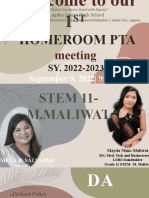 Pta 1st Meeting