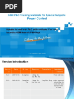 GSM P&O Training Material For Special Subject-Power ControlV2.0