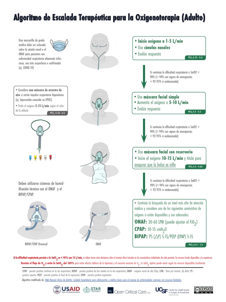 Adult Oxygen Therapy Escalation Z3gb7o Descargar gratis PDF Equipo