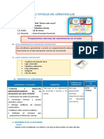 E1 A1 SESION Proponemos Normas de Convivencia en El Aula 2do