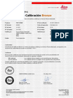 Certificado Calibracion Estacion Total