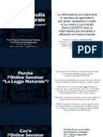 Seminario Legge Naturale - Parte 1