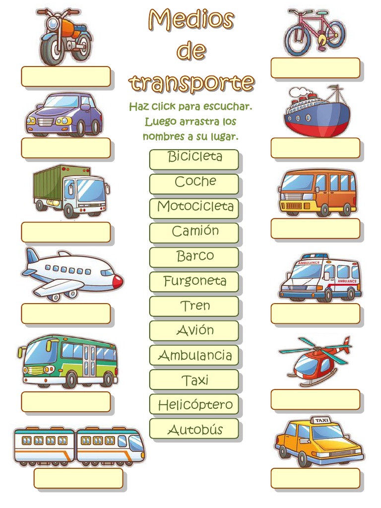 Medios de Transporte | PDF
