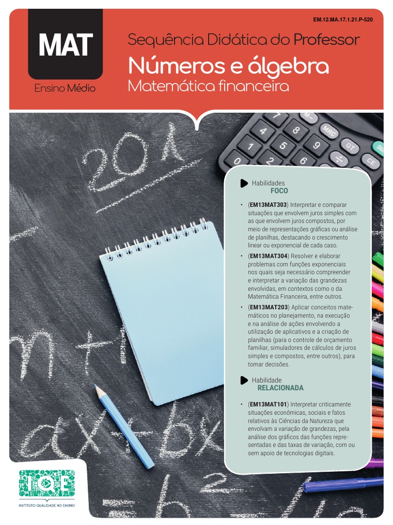 Matemática Financeira no Ensino Médio | PDF | Juros | Empreendedorismo