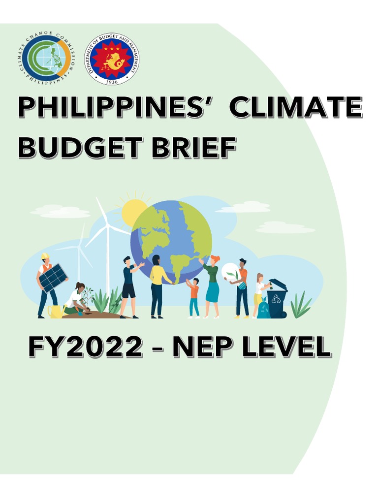 Climate Budget Brief NEP FY2022 Level PDF Climate Change Mitigation