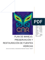 VF - Plan de Manejo Preservacion y Restauracion de Cuencas Hidrograficas - Diciembre