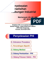 Penyelesaian Perselisihan Hubungan Industrial (PPHI)