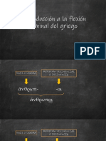 Introducción A La Flexión Nominal Del Griego Y 2A DECLINACION