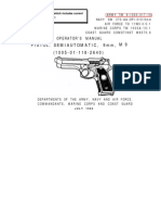 Field Manual - US Army - TM 9-1005-317-10 - Operator's Manual For M9 9mm Pistol