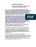 Carta de Los DERECHOS HUMANOS