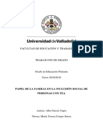 Tesis Papel de La Familia en La Inclusiã N Social