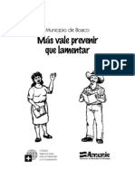 Folleto Popular prevención de desastres