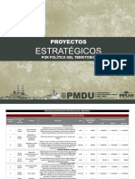 Proyectos Estratégicos - Pmdu Morelia 2022-2041