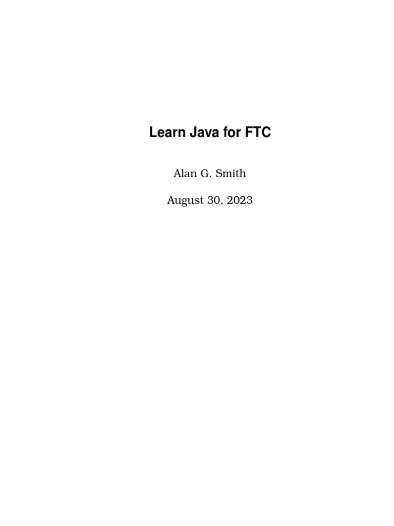 Learn java for ftc pdf integer computer science data type