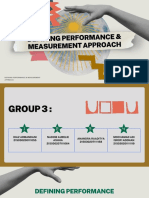Group 3 - Defining Performance & Measurement Approach
