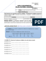 Guía n3 Matemática 6 Básico