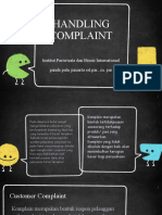 Handling Complaint