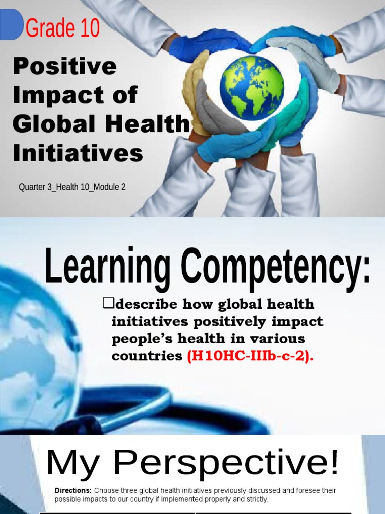 Positive Impacts of Global Health Initiatives | PDF | Global Health ...