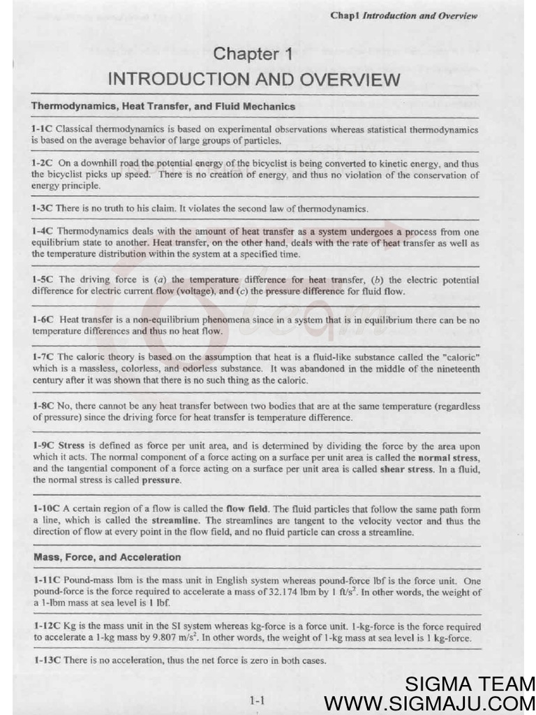 Thermodynamics intelligence overview