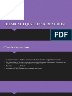 Chemical Equations & Reactions