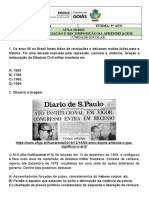 Aula 18 - 9º HIS - 4º Período de Ampliação e Recomposição Da Aprendizagem