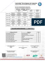 Horario GRUPO 7 A-1