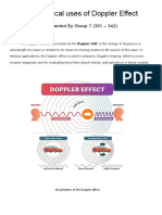 The Medical Uses of Doppler Effect