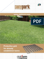 Protective Grid For Already Established Lawns